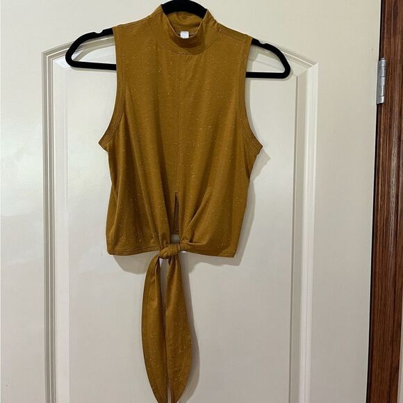 LULULEMON Time to Restore Mock Neck Tank Spiced Bronze White Women’s Size 2 - Picture 6 of 9